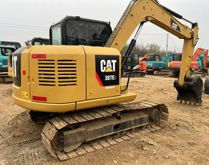 Mini-excavatrice sur chenilles d'occasion d'origine japonaise Cat307, 7 tonnes, hydraulique, avec peu d'heures de fonctionnement, pour la construction - Product Image 5