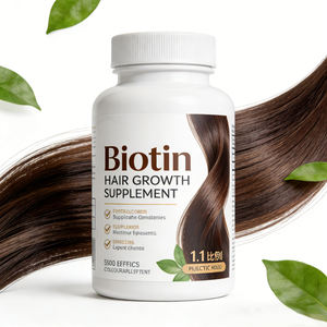 Cápsulas de Biotina para el Crecimiento del Cabello, Formulaciones Personalizadas, Fabricación de Marca Privada, OEM, COA, GMP, ISO, Certificación Orgánica - Product Image 2