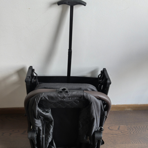 Sang trọng 2-in-1 vật nuôi xe đẩy tùy chỉnh nhôm mini Dog giỏ hàng với sang trọng thiết kế mới một thứ hai gấp Dog Travel sản phẩm - Product Image 4