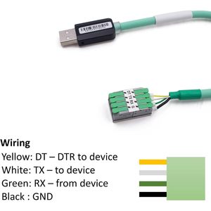 ยูโรบอท ยูเอสบี ทู ยูอาร์ท ทีทีแอลอะแดปเตอร์แปลงสัญญาณแบบอนุกรม 300-3Mbps สำหรับอาร์ดูโน่แล็ปท็อปพีซีสีเขียว - Product Image 2