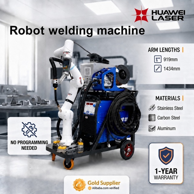 6-Axis Articulated Robot Arm Smart Welding System Industrial Robotic Welding Automation Cobot