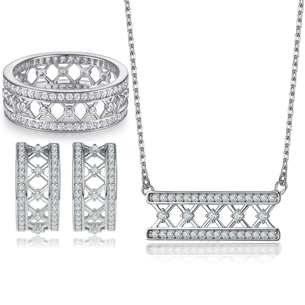 Ring tl-490 stud earrings tled132 necklace tlxl169