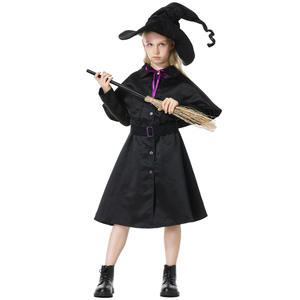 2025 niños Halloween <span class=keywords><strong>Zombie</strong></span> Ángel negro <span class=keywords><strong>bruja</strong></span> sombreros <span class=keywords><strong>disfraz</strong></span> Helloween Cosplay disfraces para niños - Product Image 1