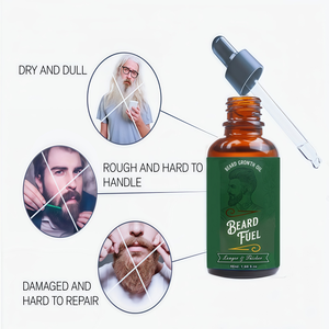 Huile Essentielle Bio Naturelle pour Soin <span class=keywords><strong>de</strong></span> la <span class=keywords><strong>Barbe</strong></span> Homme : Accélère la Croissance, Répare et Prévient la Chute des Cheveux, Concentrée - Product Image 6