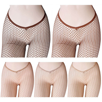Nouvelles Idées de Produits 2026 – Collants Résille Scintillants à Découpe en V pour Fête, Plusieurs Couleurs Disponibles