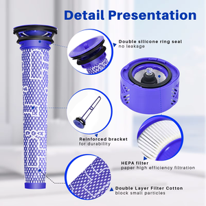 <span class=keywords><strong>Filtro</strong></span> absoluto Dysons <span class=keywords><strong>V6</strong></span>, <span class=keywords><strong>filtro</strong></span> HEPA de repuesto para <span class=keywords><strong>filtro</strong></span> de vacío Dysons <span class=keywords><strong>V6</strong></span>, accesorios compatibles - Product Image 5