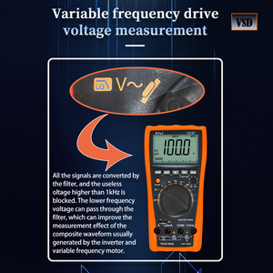 VC87 Vici 휴대용 멀티미터 (0.5%+3) 정확도 1000V DC/750V AC 20A EMC/LVD 인증 - Product Image 2