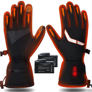 Gants chauffants pour hommes et femmes, gants de chauffage électrique à <span class=keywords><strong>batterie</strong></span> rechargeable à écran tactile, gants pour la main Raynaud's Winter Work Ski - Product Image 1