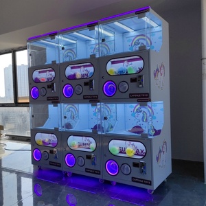 Máy bán hàng tự động gacha gachapon giá rẻ hoạt động bằng tiền xu, hai tầng, đựng đồ chơi viên nang, kẹo, quà tặng điện tử - Product Image 6