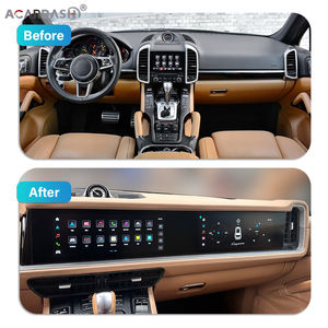 Double écran interactif 12.3 "pour Porsche Cayenne 958 2010-2017 Mise à jour vers le style 2024 avec Carplay sans fil et Android <span class=keywords><strong>Auto</strong></span> - Product Image 6