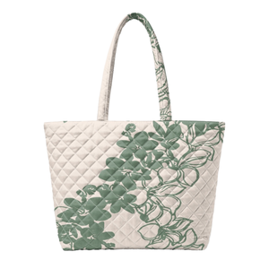 Nouveau sac fourre-tout matelassé à bandoulière pour femme, imprimé sur mesure, motif floral hawaïen, grande capacité, souple et personnalisé - Product Image 1