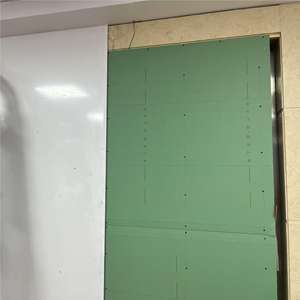 Plaques de plâtre décoratives modernes ignifuges de 12 mm à surface papier, à bas prix, pour plafonds de bureaux et bâtiments, garantie 3 ans - Product Image 5