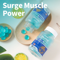 Gommes de créatine et d'électrolytes pour la récupération après l'entraînement avec bêta-alanine et taurine pour le développement musculaire, l'énergie et l'hydratation