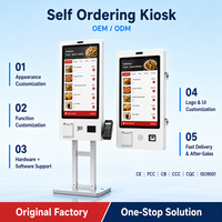 Kiosco de Autoservicio de 21.5 Pulgadas con Impresora de Recibos y Pago NFC, Integración POS, Hardware y Software OEM/ODM, Solución Integral, CE, FCC, ISO9001