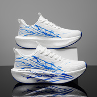 Chaussures de course Marathon pour hommes, avec plaque en carbone, respirantes, légères, confortables, antidérapantes, pour femmes, pour le sport