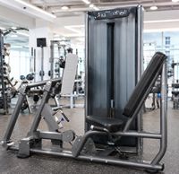 Máquina de prensa de piernas sentado con carga de pin, entrenador de fuerza para parte inferior del cuerpo, equipo de gimnasio para cuádriceps y glúteos
