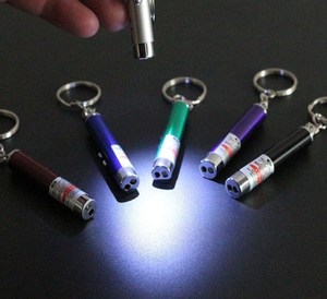 Portable 2 in 1 LED Laser Pointer Cat Toy Light Laser <b>pen</b> red dot cat teasing stick Interactive Toys - Product Image 2
