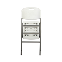 Chaise pliante en résine plastique durable pour événements, idéale pour les banquets de jardin, les banquets de mariage, les banquets de balcon et les bistrots – Vente en gros usine