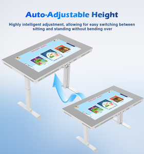 Tavolo Interattivo Digitale Smart con Sollevamento Elettrico 43 Pollici, Logo e Colore Personalizzabili, Multi-<span class=keywords><strong>Touch</strong></span> e Utilizzabile come Tavolo da Gioco per Scuole - Product Image 4