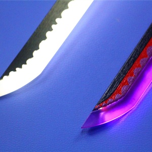 Espada de bambú luminosa, Arma de utilería para Cosplay, espada <span class=keywords><strong>Zoro</strong></span> Tachi, espada <span class=keywords><strong>Zoro</strong></span> de una pieza, carcasa ABS sin abrir - Product Image 4