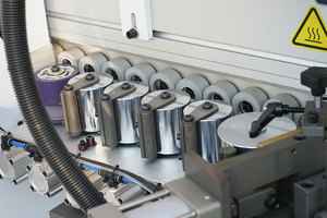 Machine de bordure automatique de bordure en PVC en <span class=keywords><strong>bois</strong></span> automatique de pot de colle E-70JR Offre Spéciale supérieur avec pré-fraisage - Product Image 3