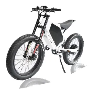 Super Power 72v 5000w 8000w big power fat tire bici elettrica/bicicletta elettrica da spiaggia cruiser/ciclomotore elettrico