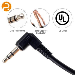 Аудиопроводка 3,5 мм с двумя разъемами для датчиков, алюминиевый проводник, ПВХ изоляция, длина 1 м, 12 В, для портативных инструментов - Product Image 3