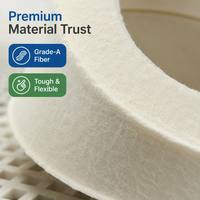 Produits en fibres céramiques industrielles : Joint d'étanchéité en fibre céramique haute température pour manchon de protection en acier et isolation de buse de cuve
