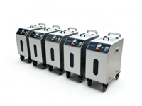 Machine de nettoyage à glace sèche haute performance 106-283 CFM à débit d'air variable pour le nettoyage industriel des machines, l'élimination de la peinture et de la rouille