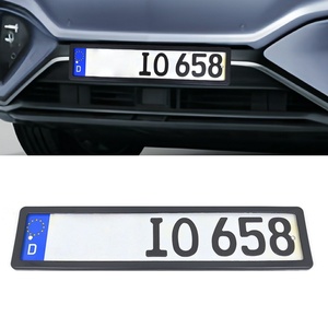 Marco de Matrícula Personalizado, Marco de Matrícula Europeo de Plástico al por Mayor de Fábrica, Logotipo Personalizado Disponible - Product Image 3