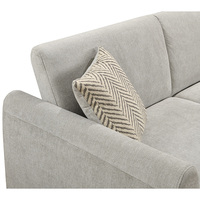 Großhandel Moderne Wohnraumdekoration Neues Platzsparendes 3-Sitzer Schwammgefülltes Schlafsofa mit Stauraum und USB für Einkaufszentren und Wohnzimmer