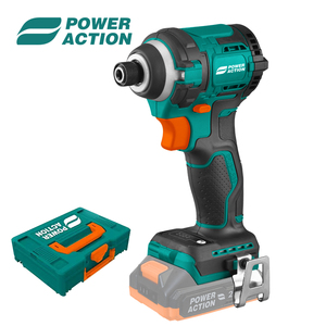 <span class=keywords><strong>Tournevis</strong></span> à percussion <span class=keywords><strong>électrique</strong></span> sans fil Power <span class=keywords><strong>Action</strong></span> DC20V, moteur sans balais, pour travaux domestiques - Product Image 1