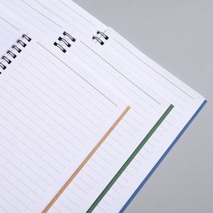 Wholesale A5 Promotion Custom School Corporate Meeting Paper Cover Notebook With Logo - Product Image 5