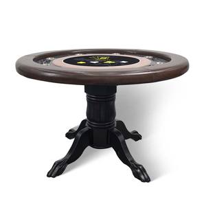 Divertissement de casino moderne et durable de haute qualité jouant à une <span class=keywords><strong>table</strong></span> de poker ronde utilisée pour les <span class=keywords><strong>jeux</strong></span> multiples - Product Image 4