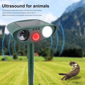 Solar Animal Repeller Outdoor PIR <span class=keywords><strong>Motion</strong></span> <span class=keywords><strong>Detector</strong></span> Cat Dog repelente animal dissuasor dispositivo com luz Home Garden Supplies