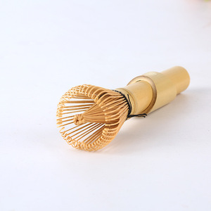 Batidora de bambú hecha a mano OEM polvo de té <span class=keywords><strong>batidor</strong></span> de <span class=keywords><strong>Matcha</strong></span> de mano larga dorado <span class=keywords><strong>batidor</strong></span> de <span class=keywords><strong>Matcha</strong></span> - Product Image 2