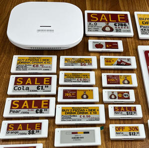 2.4Ghz ผลิตภัณฑ์ใหม่ ป้ายราคาอิเล็กทรอนิกส์ไร้สายขนาด 1.54-10.2 นิ้ว 4 สี ระบบ ESL สำหรับร้านค้าปลีกหรูหรา - Product Image 5