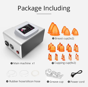 Appareil de ventouses multi-modes à intensité personnalisable pour la détoxification corporelle complète, le raffermissement de la peau, la réduction des graisses et l'amélioration des formes (poitrine et fessiers) - Product Image 2