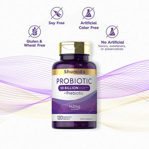 מותג פרטי שאינו GMO ללא גלוטן prebiotics תוסף כמוסה 14 פרוביוטיקה זנים 50 מיליארדים CFU פרוביוטיקה כמוסת גלולות - Product Image 5