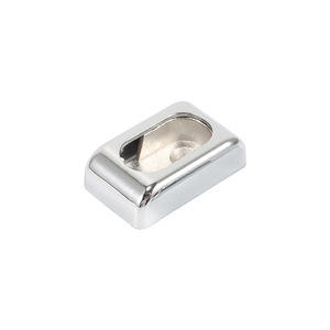 Plateau carré couvert pour vêtements en alliage de zinc, fixation murale détachable, quincaillerie de placard - Product Image 3