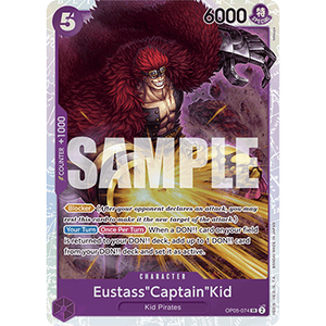One Piece the Card Game Eustass Kid (Capitán) OP05-074 SR Producto Japonés - Product Image 1