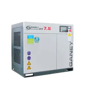 STARS 2024 New Technology Mute 7.5kw 10hp Industrial Prices mute function Scroll Air Compressor