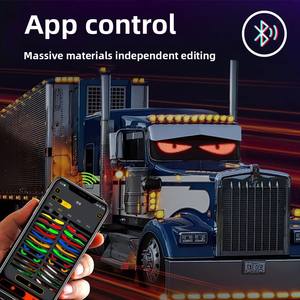 Truck <strong>Devil</strong> <strong>Eye</strong> <strong>LED</strong> Lighting New Soft Screen for Dynamic 6V Flexible Car Truck Light Accessory WIITECH/OEM YT93 Universal - Product Image 2