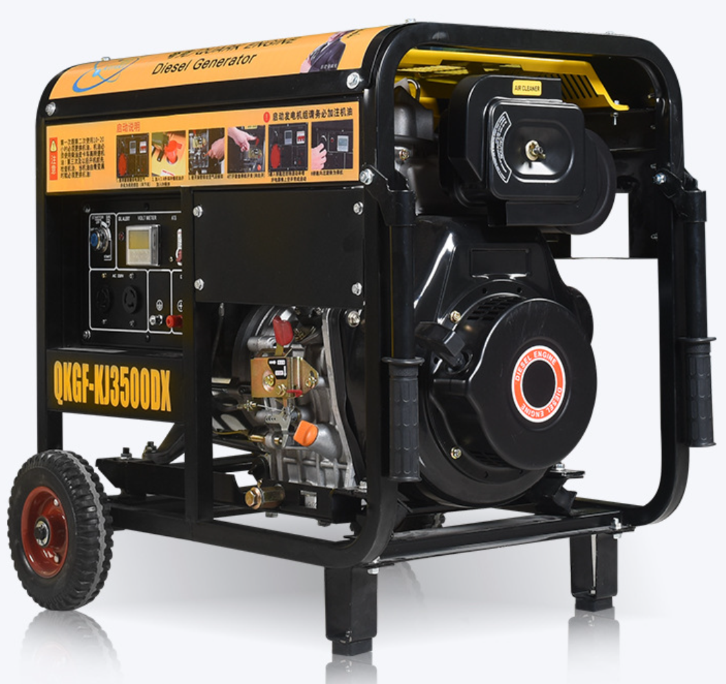 Портативный бесшумный дизельный электростатический Генератор Excalibur с воздушным охлаждением 3 кВт 5 кВт 6 кВт 8 кВт 10 кВт, Трехфазный 220 В 380 В с ATS