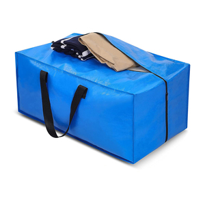 Heavy duty 200GSM Polypropylene Extra Large Storage Bags Zipper Moving Storage Bag for Clothes Shoes