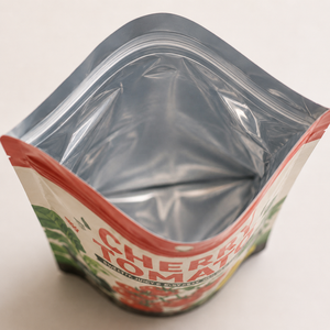Sachet d'emballage de graines imprimé sur mesure, refermable, autoportant avec trou de suspension pour graines de légumes de jardin - Product Image 3