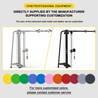 Máquina de Poleas Comercial para Gimnasio, Equipo de Entrenamiento Funcional con Doble Pila de Pesas Ajustable