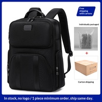 Sac à dos pour ordinateur portable en polyester Oxford pour homme, haut de gamme, grande capacité, imperméable, avec bretelles à coussin d'air, multifonctionnel pour les voyages