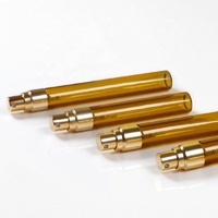 Flacon de Parfum Vide Rechargeable 1ml 2ml 3ml 4ml 5ml 6ml 7ml 8ml 9ml 10ml avec Col Vissé, Mini Fiole de Voyage en Verre pour Échantillon et Testeur, Atomiseur