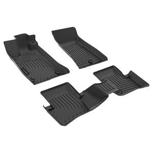 Acura TLX 2015-2019 için Her Hava Koşuluna Uygun TPE Araba Paspasları <span class=keywords><strong>3</strong></span>.5mm Kalınlığında <span class=keywords><strong>3</strong></span> Parça Tam Set 1 Yıl Garantili - Product Image 3